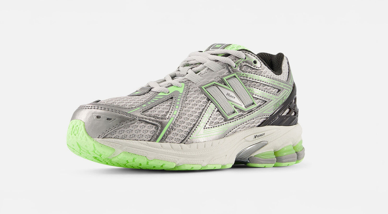 Laced New Balance shoes